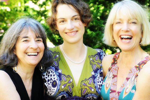 Wendy Mitchell with friends Margaret and Judy Wendy Mitchell, Margaret and Judy